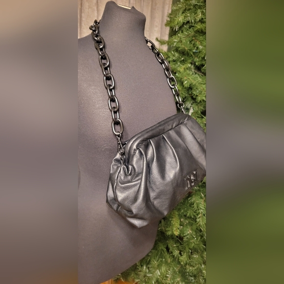 Black Chain Shoulder Bag - Picture 7 of 7